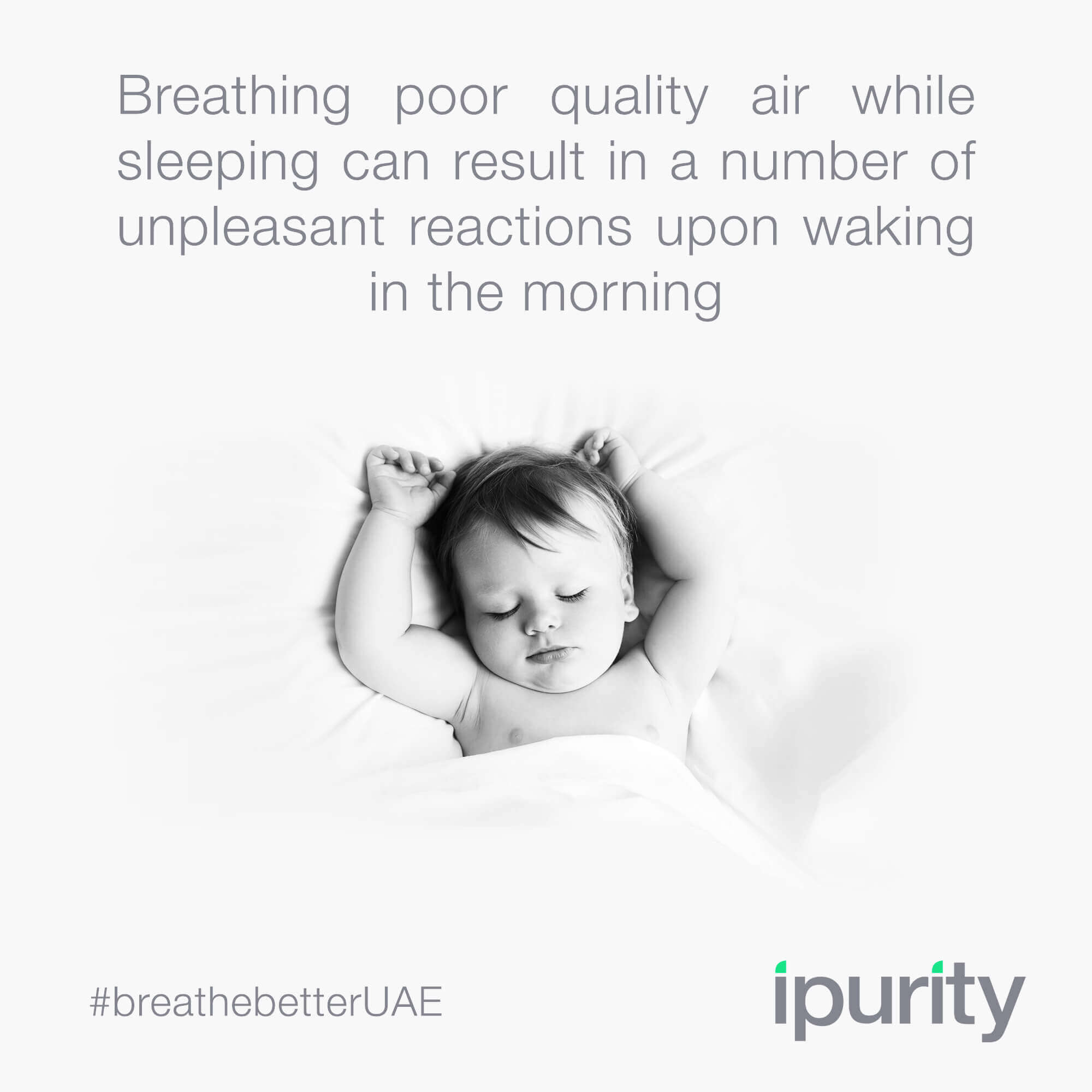 Breathing poor quality air while sleeping